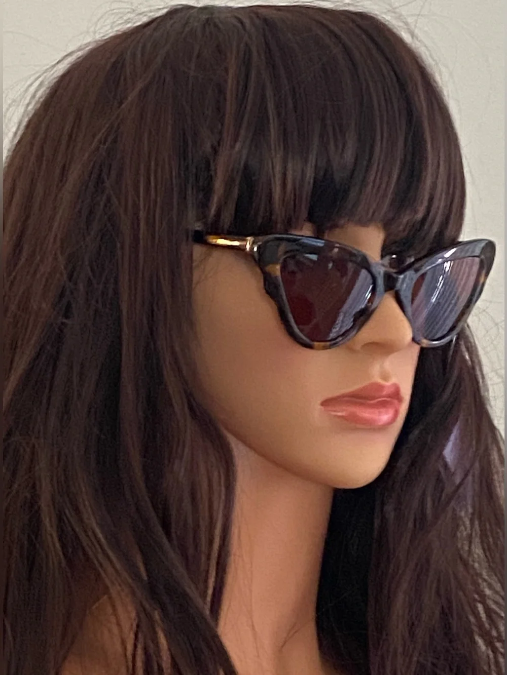 FLORENCE BY MILLS CHIC TORTOISE CAT EYE FRAMED SUNGLASSES